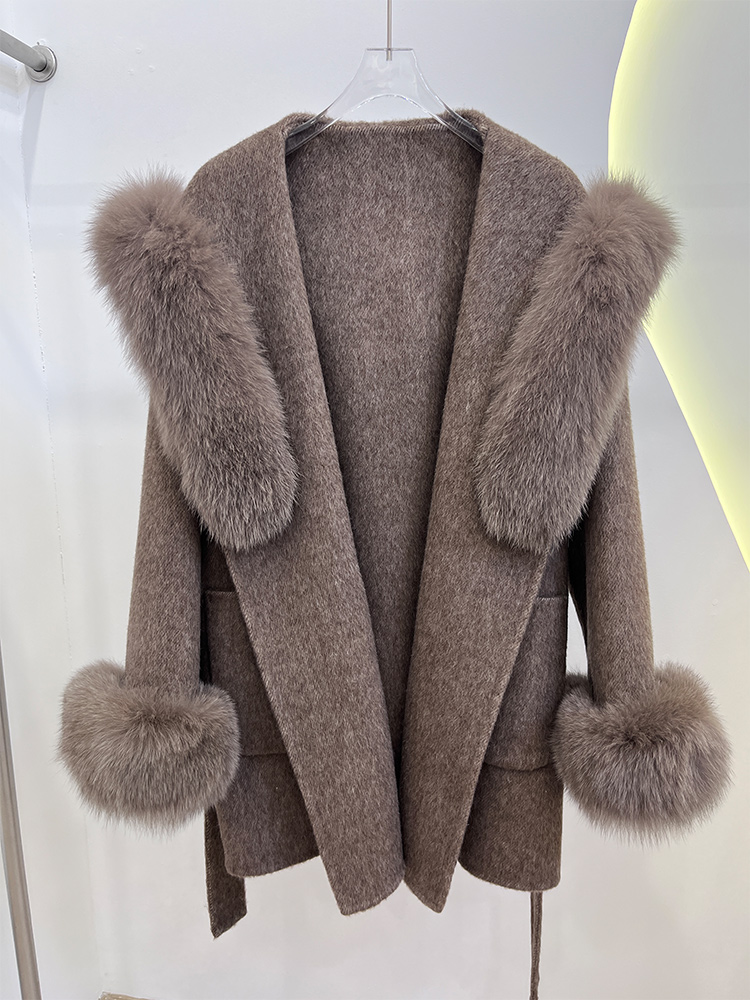 Wool Coat Peacoat - Jaket Wol Wanita Musim Dingin 2025