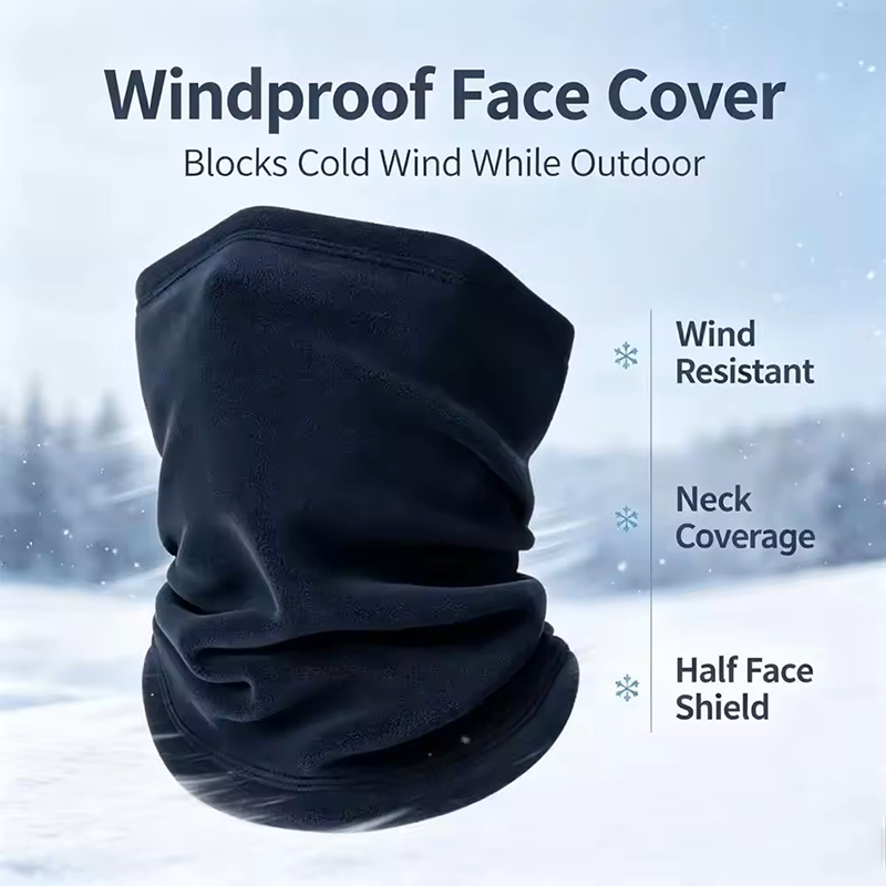 Penutup Leher Berbahan Polar F - Neck Gaiter Fleece ulasan dan harga