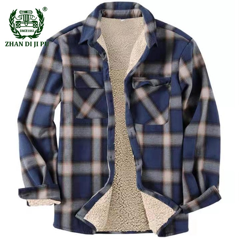 Kemeja flanel kotak-kotak pria - Flannel Shirt Lined ulasan dan harga