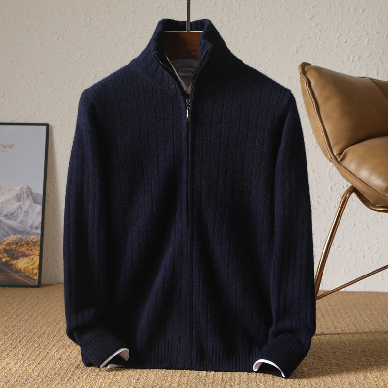 Kardigan Kerah Berdiri Wol Mer - Wool Coat Peacoat ulasan dan harga