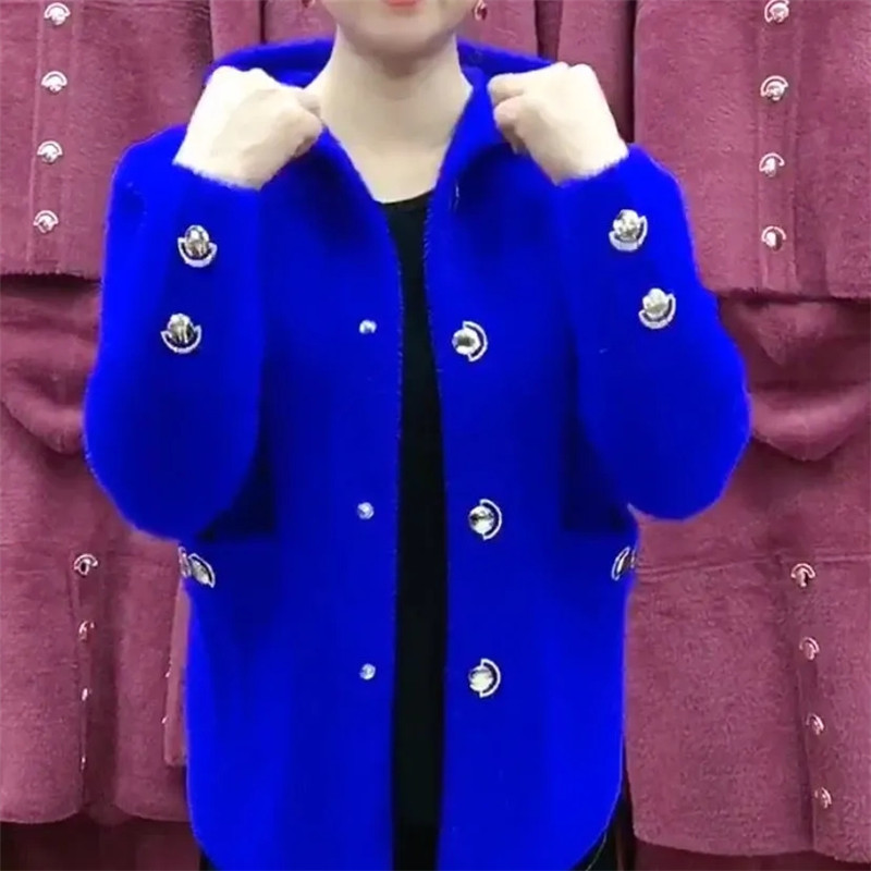 Jaket rajut wanita, mantel bel - Wool Coat Peacoat ulasan dan harga