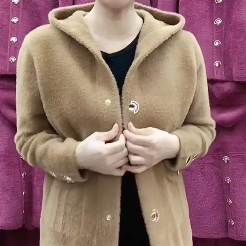 Jaket rajut wanita, mantel bel - Wool Coat Peacoat ulasan dan harga