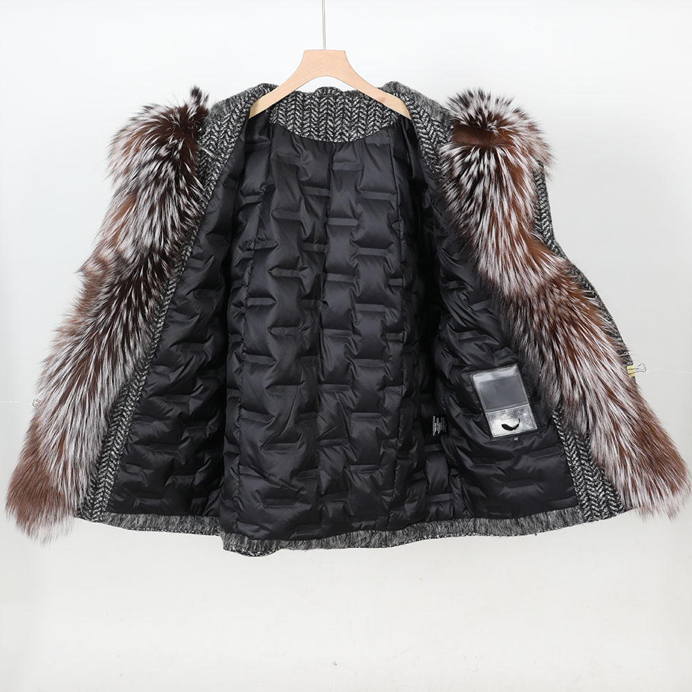 Jaket Puffer Wanita Mewah Berb - Wool Coat Peacoat ulasan dan harga