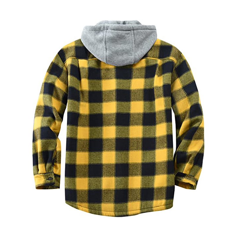 Pria Kemeja Flanel Jaket Bulu  - Flannel Shirt Lined ulasan dan harga