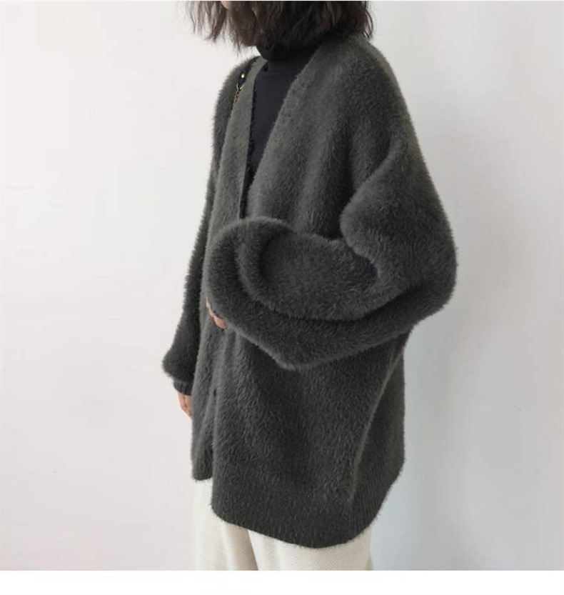 Sweater Rajut Imitasi Bulu Min - Wool Coat Peacoat ulasan dan harga