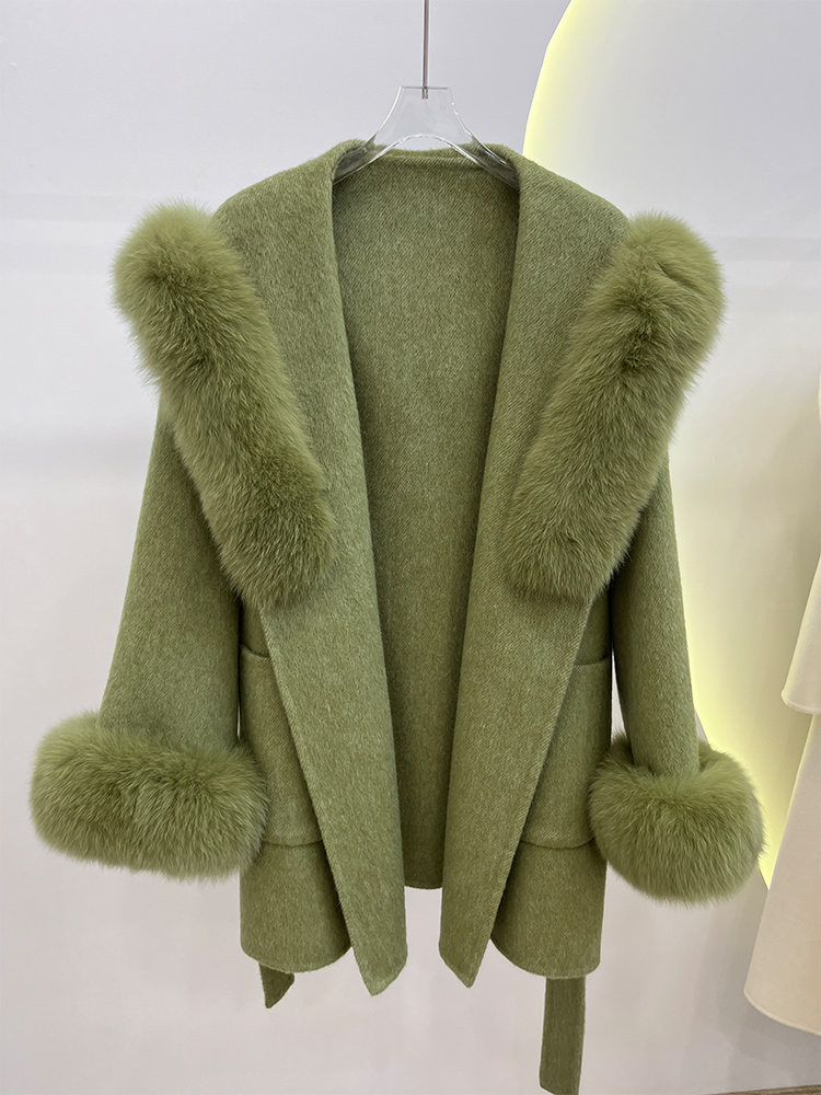 Jaket Wol Wanita Musim Dingin  - Wool Coat Peacoat ulasan dan harga